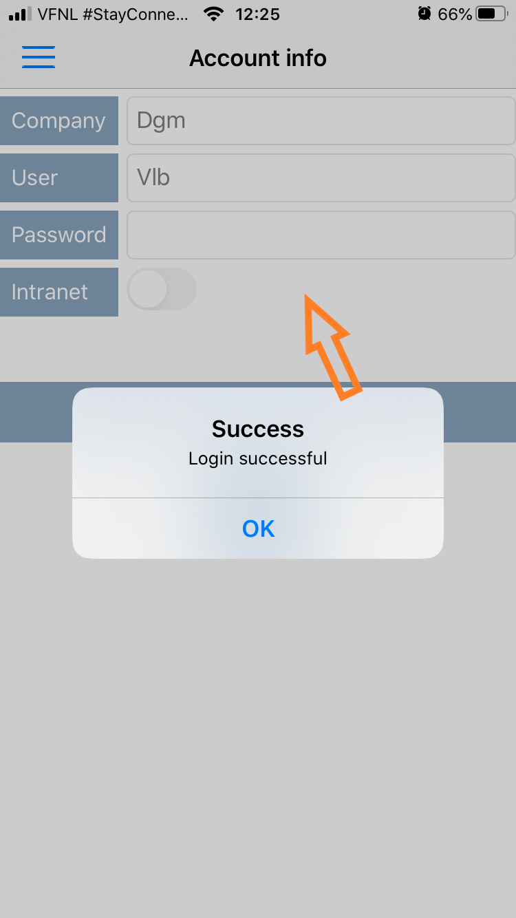 app login